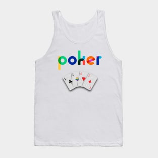LGBT Poker Player Tank Top